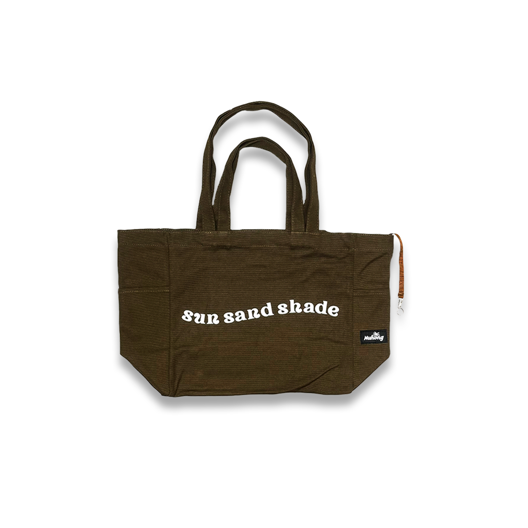 "SSS" TOTE BAG BROWN