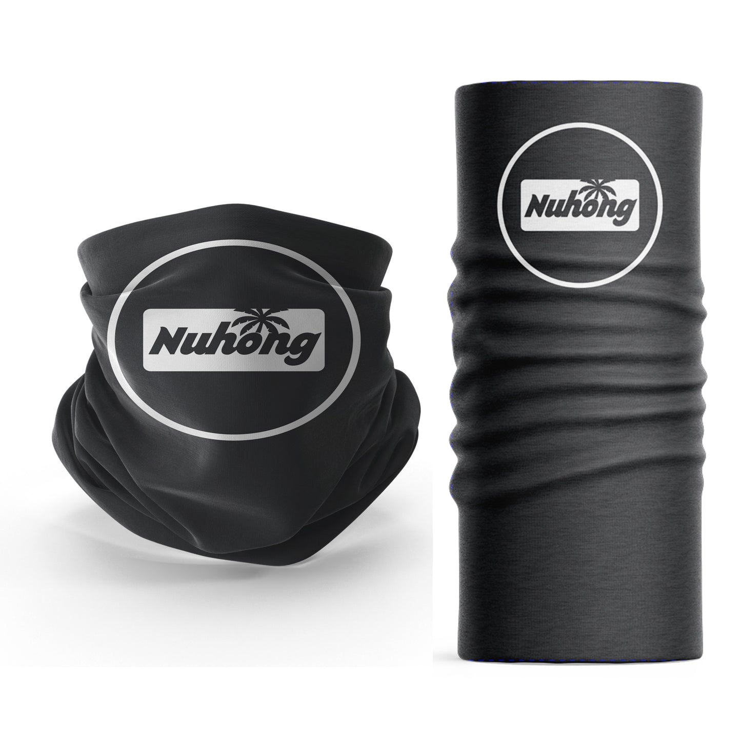 "OG CIRCLE LOGO" GAITER MASK GRAY