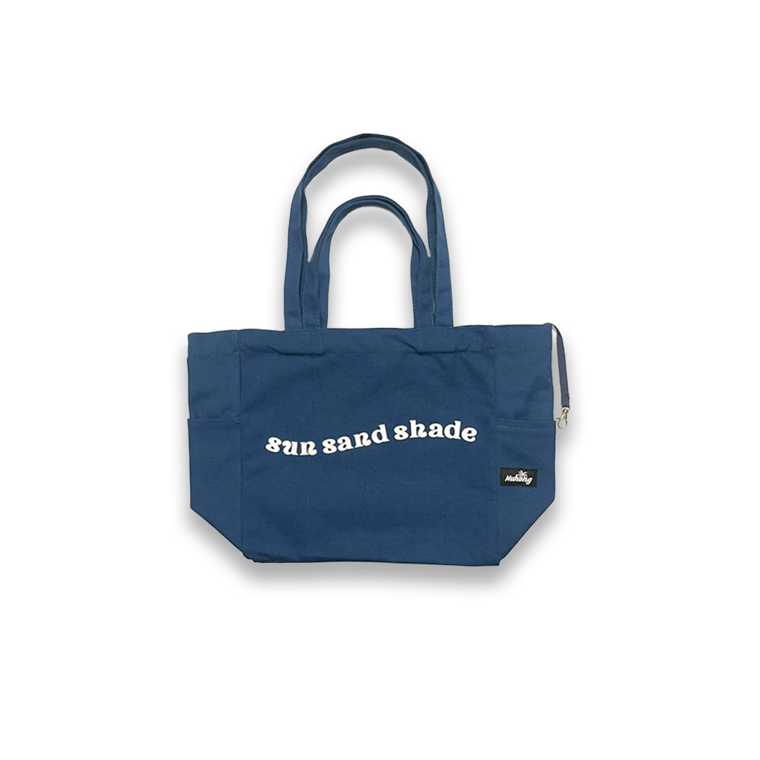 "SSS" TOTE BAG BLUE