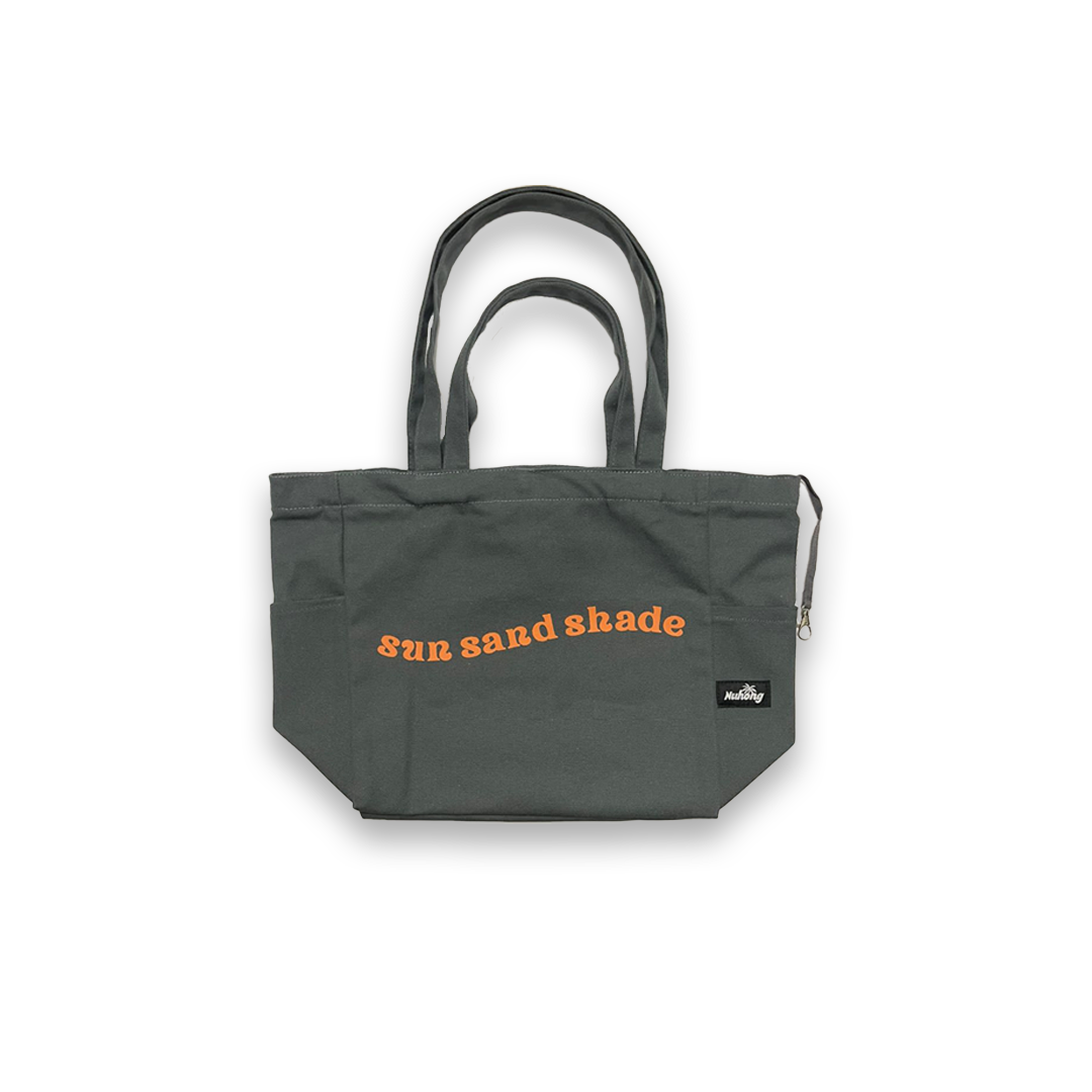 "SSS" TOTE BAG GRAY