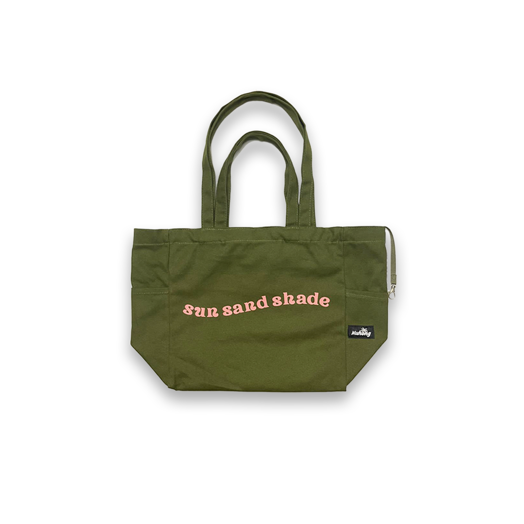"SSS" TOTE BAG GREEN